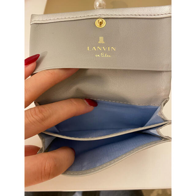 LANVIN en Bleu(ランバンオンブルー)のお値下げ🌸ランバンオンブルー名刺入れ レディースのファッション小物(名刺入れ/定期入れ)の商品写真