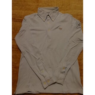 ラコステ(LACOSTE)のラコステ　長袖ポロシャツ　サイズ3 水色(ポロシャツ)