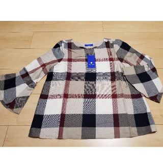 バーバリーブルーレーベル(BURBERRY BLUE LABEL)のドジ様専用 新品 クレストブリッジ チェック カットソー(カットソー(長袖/七分))