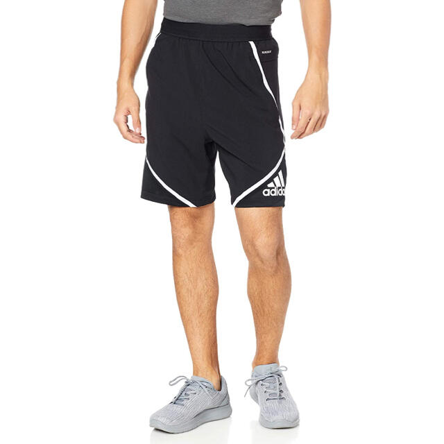 adidas(アディダス)のadidas アディダス ショートパンツ プライムブルーショーツ黒 メンズM新品 スポーツ/アウトドアのテニス(ウェア)の商品写真