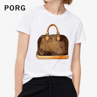 ザラ(ZARA)の新品👜デザイナーファッションプリントトップス(Tシャツ(半袖/袖なし))