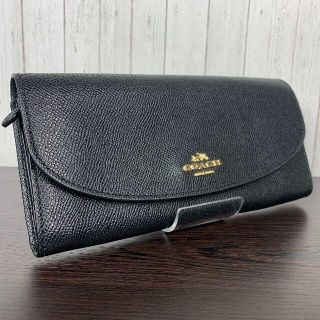 コーチ(COACH)の送料無料　コーチ  F54009　ラグジュアリー クロスグレーン　長財布(財布)