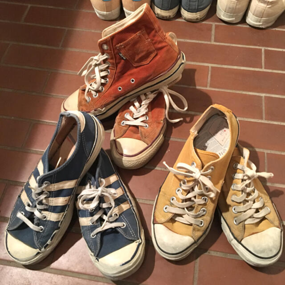 CONVERSE(コンバース)のレア！まとめて6足！USA製 70s〜80s レディース ビンテージスニーカー レディースの靴/シューズ(スニーカー)の商品写真