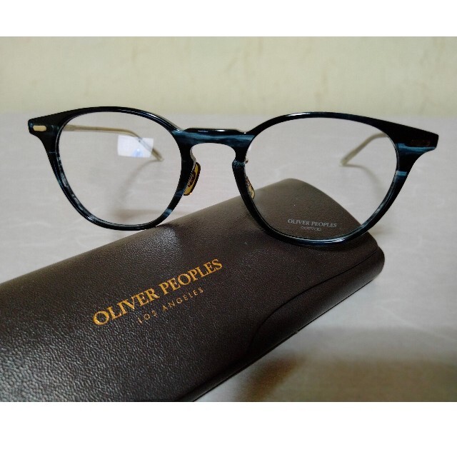 新品 保存ケース付 OLIVER PEOPLES Hanks-J BLCC ORIVER PEOPLES オリバーピープルズ メガネケース 保存袋付き