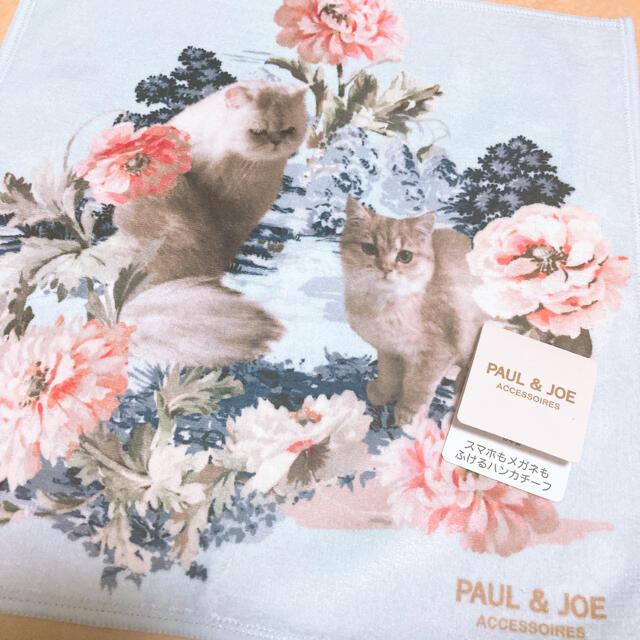 PAUL & JOE(ポールアンドジョー)のポールアンドジョー　paul&joe ハンカチ　タオル　母の日　ギフト　猫 レディースのファッション小物(ハンカチ)の商品写真