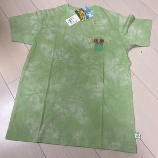 ユニクロ(UNIQLO)のユニクロ　あつ森コラボ　160 Tシャツ グリーン絞り染め風(その他)