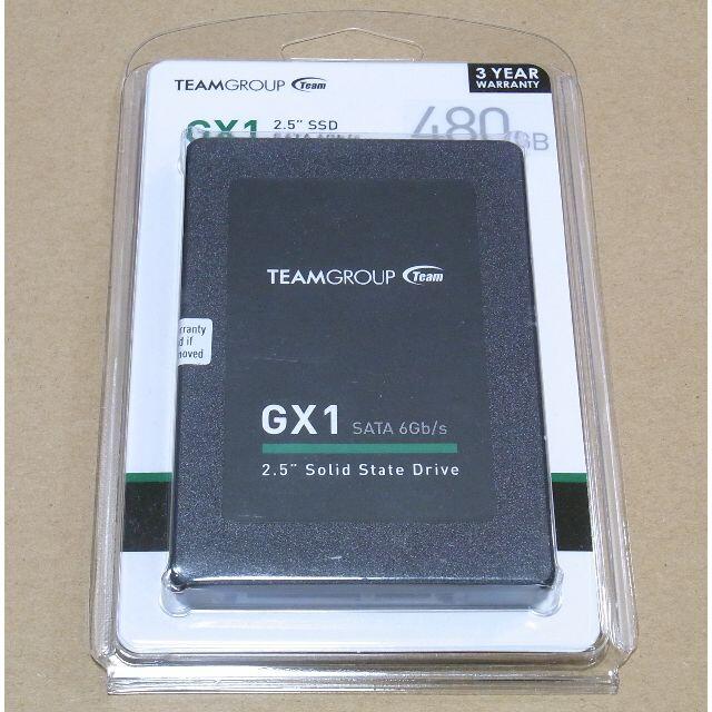 新品 TEAM SSD 480GB 2.5インチ-1