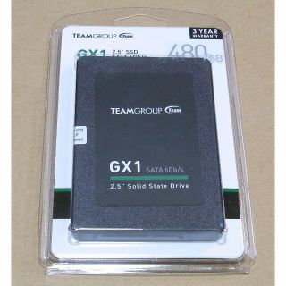 新品 TEAM SSD 480GB 2.5インチ-2(PCパーツ)