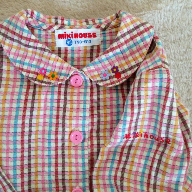 mikihouse(ミキハウス)の値下！ミキハウス シャツ 90 キッズ/ベビー/マタニティのキッズ服女の子用(90cm~)(その他)の商品写真