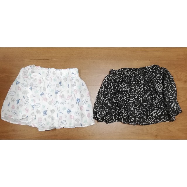 お勧め(^^)シフォンキュロット2枚組☆ キッズ/ベビー/マタニティのキッズ服女の子用(90cm~)(パンツ/スパッツ)の商品写真