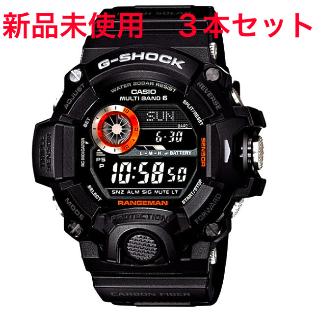 激安価格の - G-SHOCK 【3本セット】新品　カシオ レンジマ GW-9400BJ-1JF G-SHOCK 腕時計(デジタル)