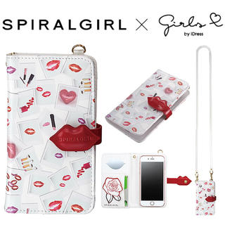 スパイラルガール(SPIRAL GIRL)の正規品 ♡ 新品 SPIRAL GIRL スマホケース iPhoneケース(モバイルケース/カバー)