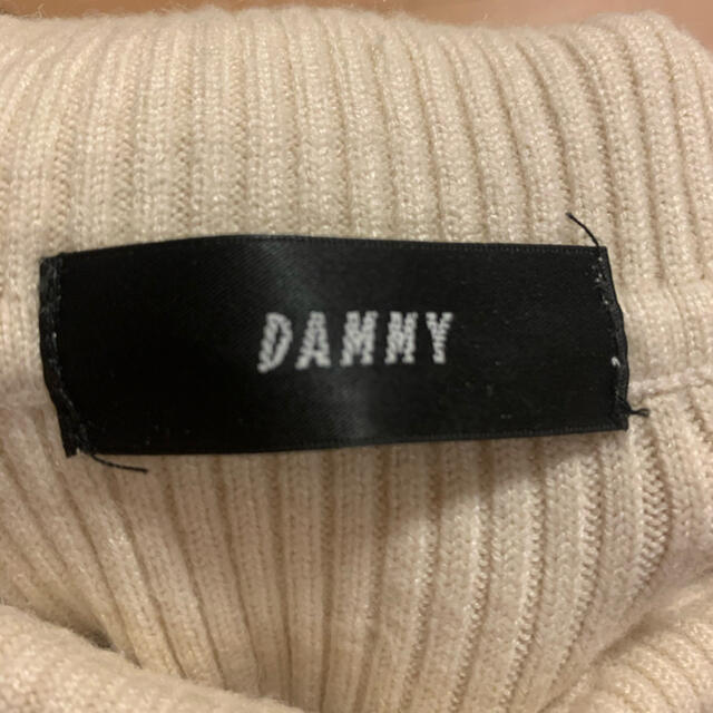 DAMMY(ダミー)のタートルネック ニット セーター　オフホワイト レディースのトップス(ニット/セーター)の商品写真