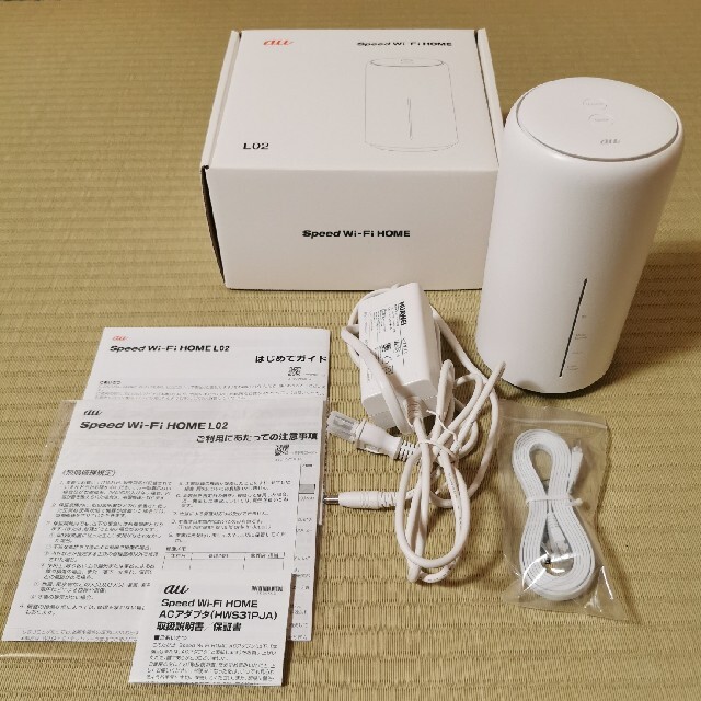 au Speed Wi-Fi HOME L02  ホワイト(HWS33SWA)