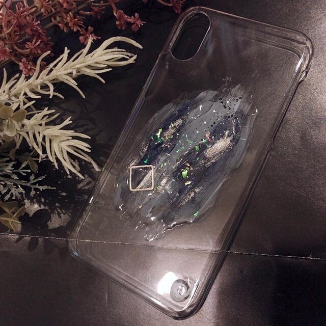 TODAYFUL(トゥデイフル)の【"O"case.】ニュアンス　iPhoneケース m-46【X,Xs専用】 スマホ/家電/カメラのスマホアクセサリー(iPhoneケース)の商品写真