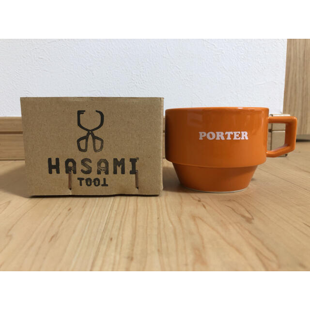 PORTER(ポーター)のポーター　ノベルティ　マグカップ　オレンジ キッズ/ベビー/マタニティの授乳/お食事用品(マグカップ)の商品写真