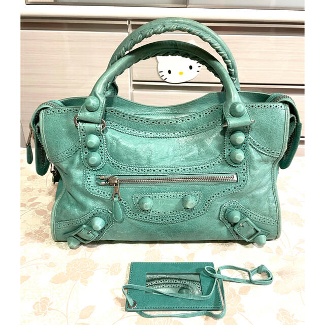 balenciaga wheel bag green グリーン バッグ レア