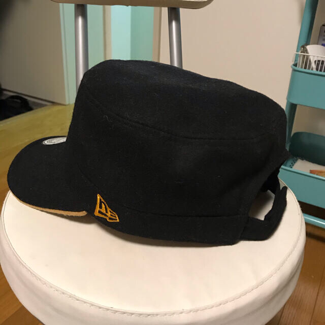 NEW ERA ニューエラ 美品ワークキャップゴルフキャップ黒茶ワークCAP帽子