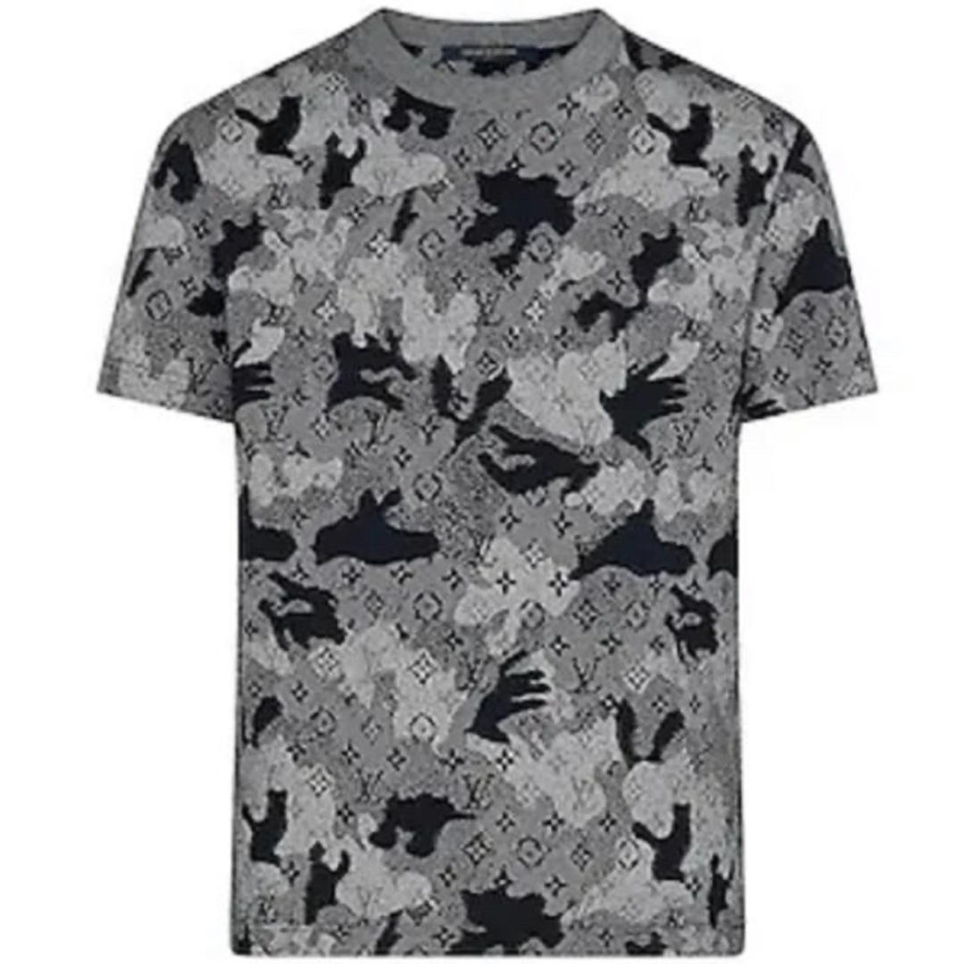 LOUIS VUITTON(ルイヴィトン)のルイヴィトン　迷彩　ジャカード　Tシャツ　 メンズのトップス(Tシャツ/カットソー(半袖/袖なし))の商品写真