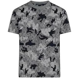 ルイヴィトン(LOUIS VUITTON)のルイヴィトン　迷彩　ジャカード　Tシャツ　(Tシャツ/カットソー(半袖/袖なし))