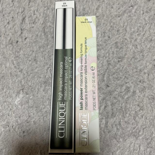 CLINIQUE(クリニーク)のCLINIQUE マスカラ２本　値下げします。 コスメ/美容のベースメイク/化粧品(マスカラ)の商品写真