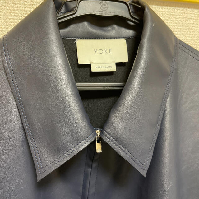 SUNSEA(サンシー)の[送料込•即日発送]YOKE フェイクレザージャケット メンズのジャケット/アウター(レザージャケット)の商品写真