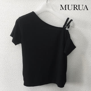 ムルーア(MURUA)のMURUA * ワンショルダーTシャツ(Tシャツ(半袖/袖なし))