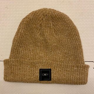 ボルコム(volcom)のオベイ　ニット帽　ビーニー　ベージュ(ニット帽/ビーニー)