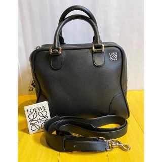 ロエベ(LOEWE)の【美品】ロエベ　アマソナ75 ミディアム　レザー2WAYハンドバッグ(ハンドバッグ)