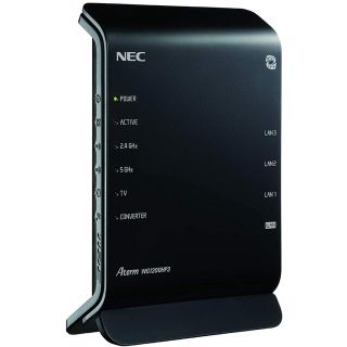 エヌイーシー(NEC)の【美品】NEC WG1200HP3 無線LANルーター(PC周辺機器)