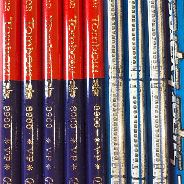 トンボ鉛筆(トンボエンピツ)の✏トンボ 赤青えんぴつ & えんぴつ2B 合計10本 No.1 エンタメ/ホビーのアート用品(鉛筆)の商品写真