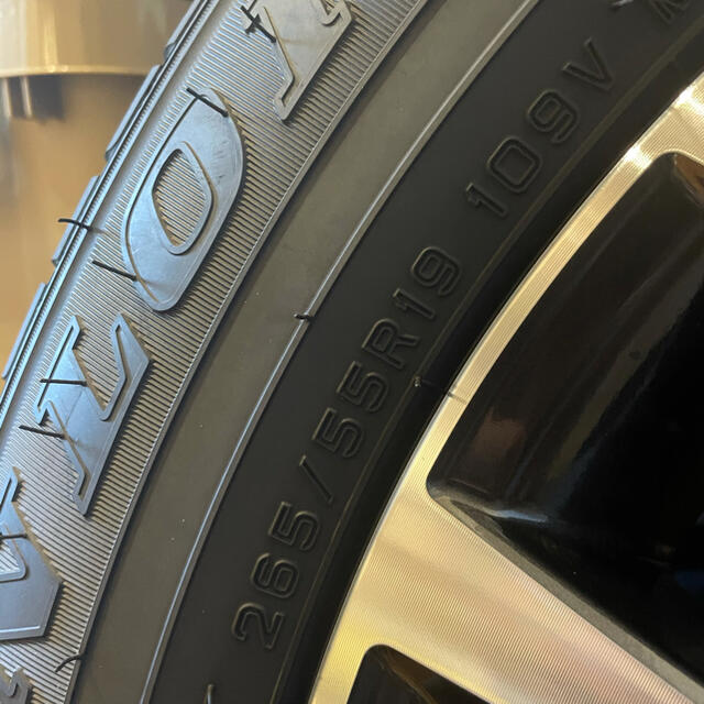 ほぼ新車外し】プラド 純正タイヤホイール4本セット19インチ(ロック