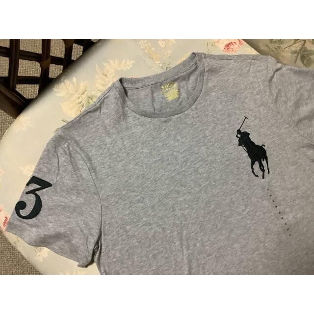 Ralph Lauren(ラルフローレン)の新品☆ラルフローレン　Ｔシャツ　ビッグポニー　グレー　　US Ｓ メンズのトップス(Tシャツ/カットソー(半袖/袖なし))の商品写真