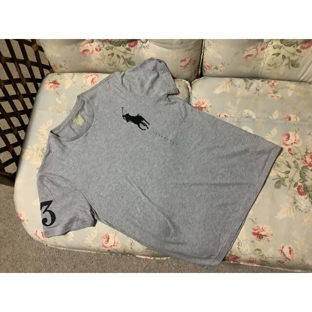 Ralph Lauren(ラルフローレン)の新品☆ラルフローレン　Ｔシャツ　ビッグポニー　グレー　　US Ｓ メンズのトップス(Tシャツ/カットソー(半袖/袖なし))の商品写真