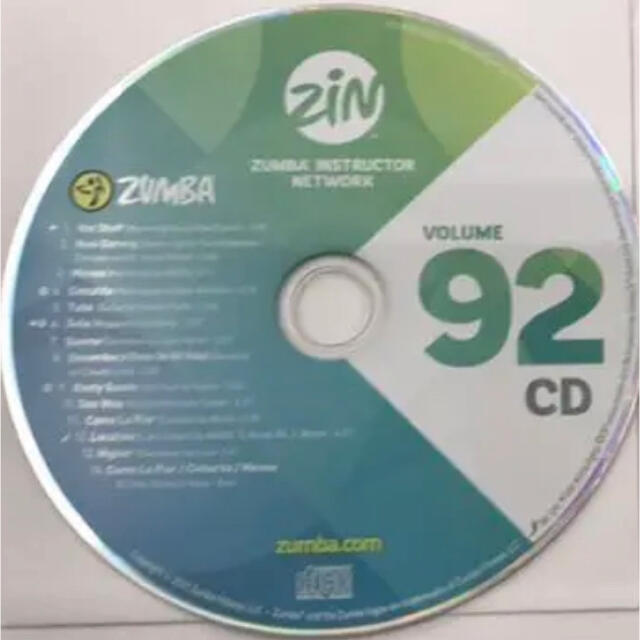 【セット】ZUMBA ZIN 96 DVD & CD