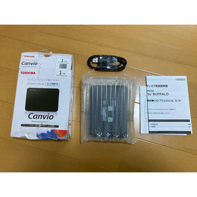 TOSHIBA 東芝 ハードディスク Canvio HD-TPA2U3-B