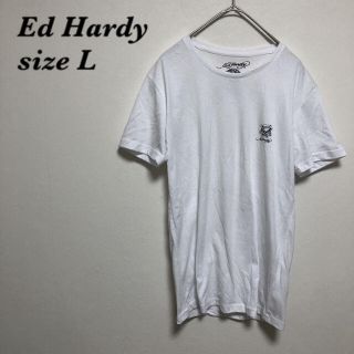 エドハーディー(Ed Hardy)のEd Hardy エドハーディ Tシャツ ワンポイント お洒落 美品(Tシャツ(半袖/袖なし))