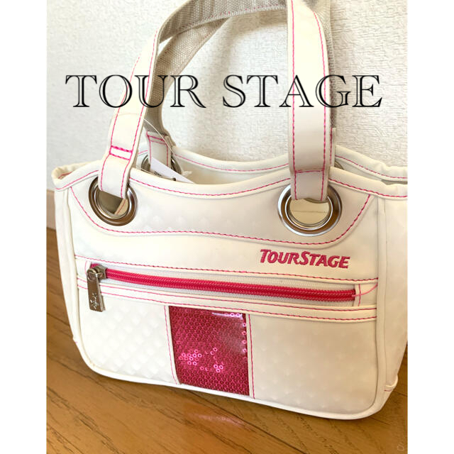 TOURSTAGE(ツアーステージ)のお値下！未使用品TOUR STAGEミニバッグ スポーツ/アウトドアのゴルフ(バッグ)の商品写真