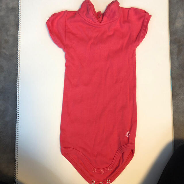 PETIT BATEAU(プチバトー)のプチバトー　半袖ロンパース2枚セット キッズ/ベビー/マタニティのベビー服(~85cm)(ロンパース)の商品写真