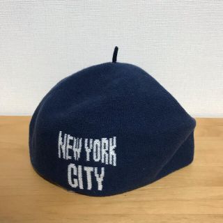 シップス(SHIPS)の☆ships NEW YORK CITY ロゴベレー帽(ハンチング/ベレー帽)