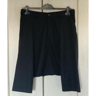 BLACK COMME des GARCONS ブラックコムデギャルソン Dropped Crotch Pants サルエルクロップドパンツ 1G-P019 AD2020 ブラック