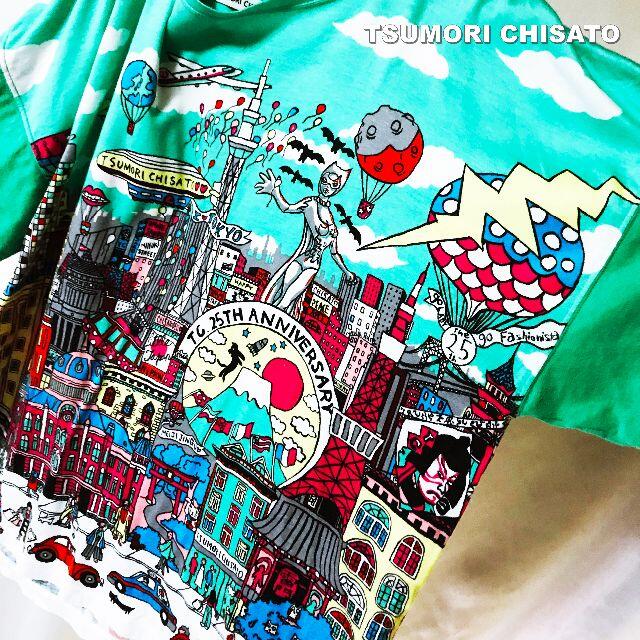 完璧 TSUMORI CHISATO - 【TSUMORI CHIASTO】25th ANNIVERSARY TOKIOT カットソー(長袖/七分)