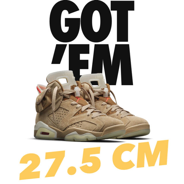 NIKE AIR JORDAN 6 Travis Scott 29㎝