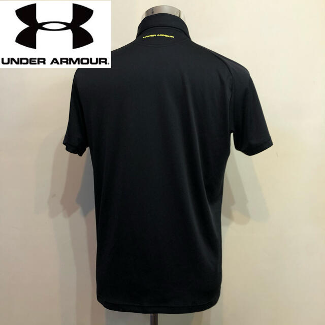 UNDER ARMOUR - アンダーアーマー ゴルフ ポロシャツ ブラック Lサイズの通販 by べにばち's shop｜アンダーアーマーならラクマ
