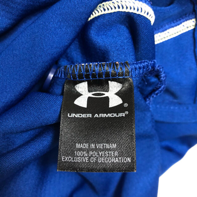 UNDER ARMOUR(アンダーアーマー)のアンダーアーマー  ゴルフ MANGILAO ポロシャツ ブルー Lサイズ スポーツ/アウトドアのゴルフ(ウエア)の商品写真
