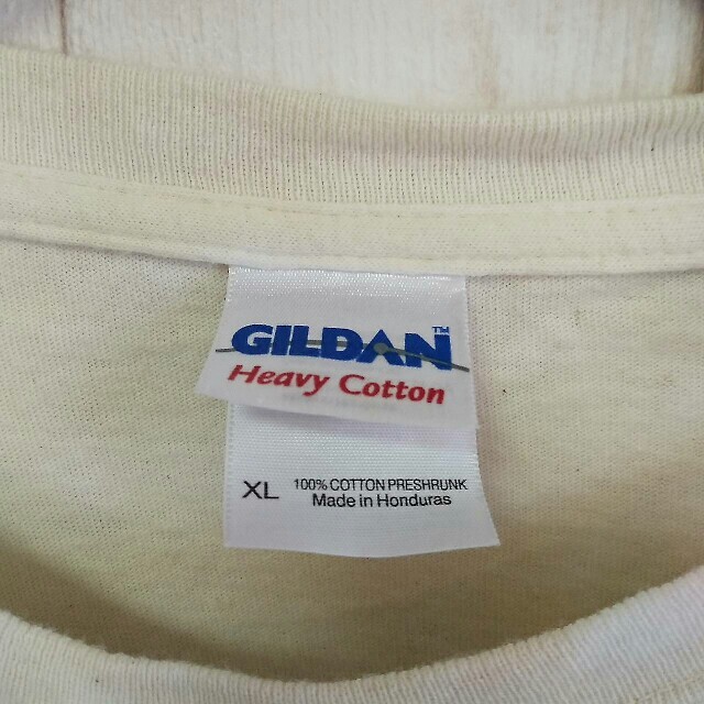 GILDAN(ギルタン)の古着 ギルダン イベント系 ビッグシルエット Tシャツ 白系 XL   メンズのトップス(Tシャツ/カットソー(半袖/袖なし))の商品写真