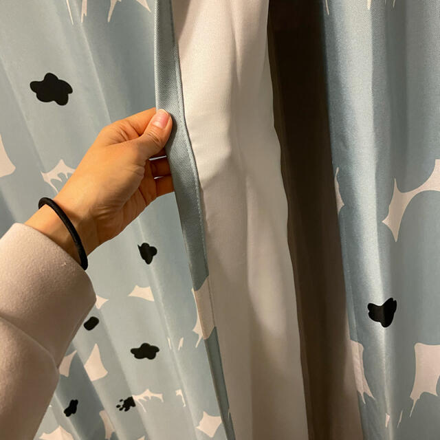 marimekko - マリメッコ風花柄 カーテン 2枚セットの通販 by sss
