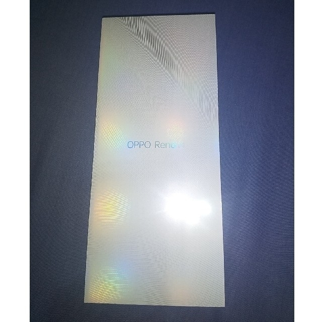 新品未開封！OPPO スマートフォン RENO A 64GB ブルースマホ家電カメラ