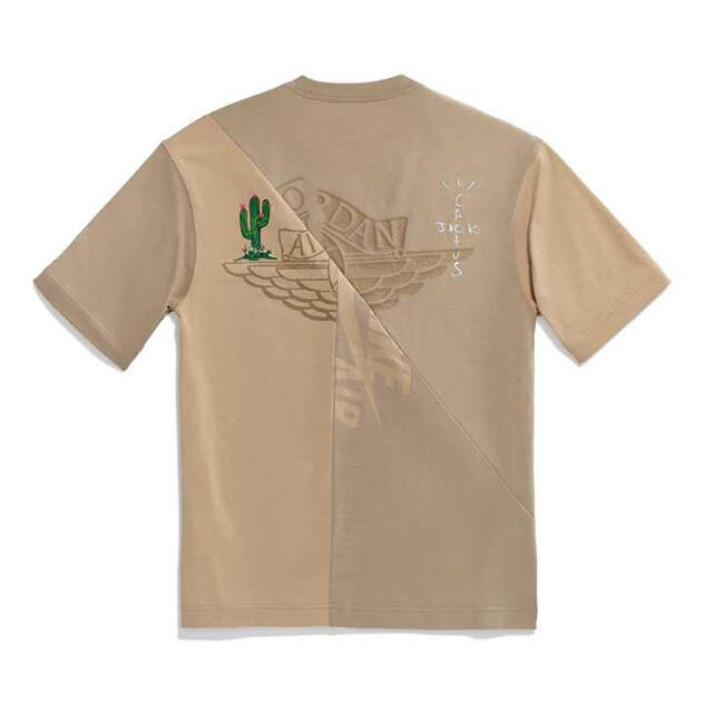 L 緑　travis scott nike 半袖Tシャツ トラビス AJ6