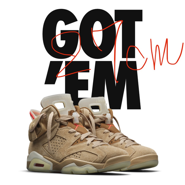 Nike Travis scott Air Jordan 6 27cm